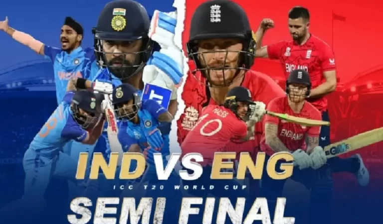 T20 World Cup Cricket Semi Final India vs England Betting Prediction and Picks