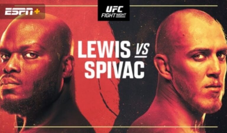 UFC Fight Night: Lewis vs. Spivac Early Leans and Full Card