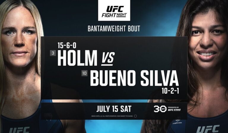 UFC Fight Night: Holm vs. Bueno Silva Preview and Early Betting Leans