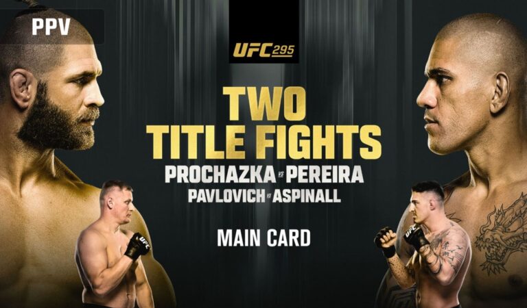 UFC 295: Procházka vs. Pereira Betting Picks and Preview